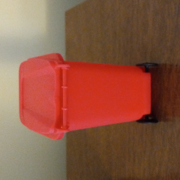 Red Waste Can Storage Container - Picture 4 of 8